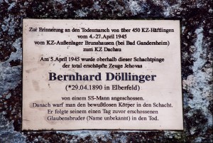 Gedenkstein Bernhard Döllinger