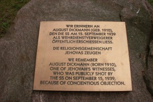 Gedenkstein August Dickmann